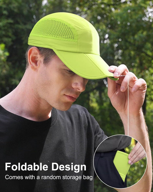 GADIEMKENSD Lightweight Running Cap Sun Hat for Trekking Hiking Quick Dry Breathable Outdoor Sports Unisex M38