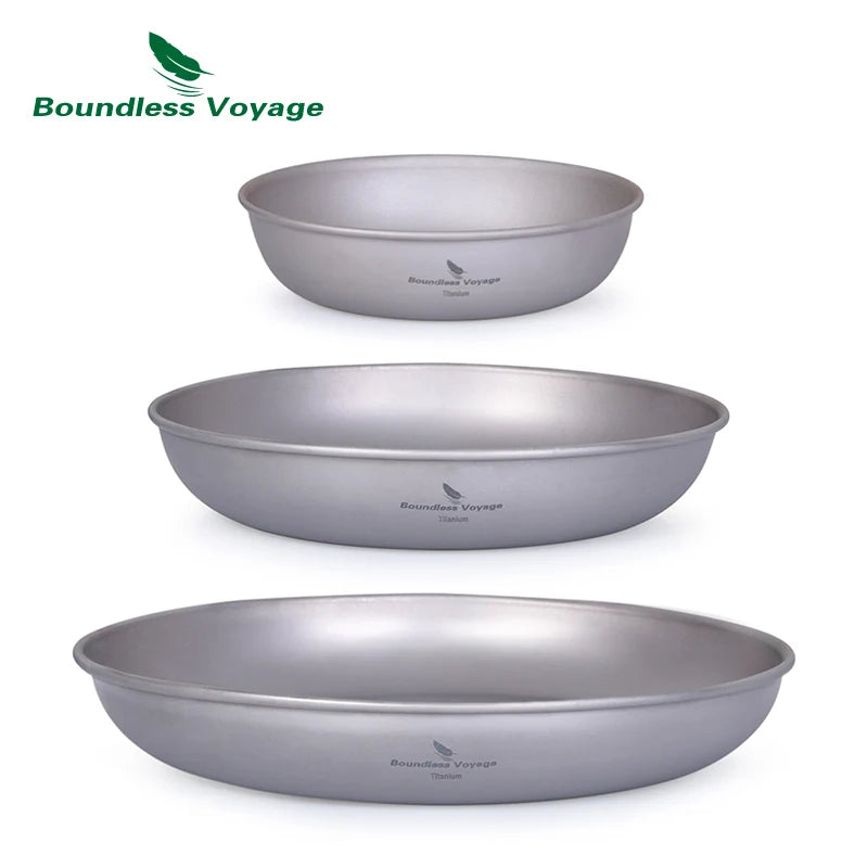 Titanium Plates Dishes Saucer Dinner Set