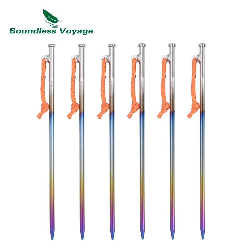 Titanium Alloy Tent Pegs