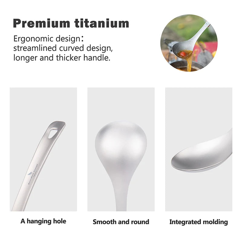 Titanium Soup Spoon