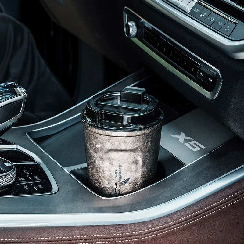 380ml Titanium Insulated Drinking Cup Double Wall Vacuum