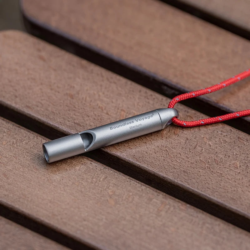 Titanium Whistle Emergency Survival Safety Whistles