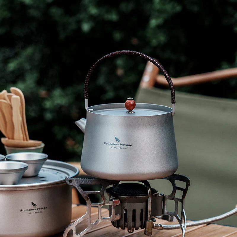 800ml Titanium Jug Lightweight Tea Pot