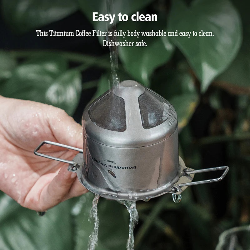 Titanium Coffee Drip Filter Hand Brewed Coffee Filters