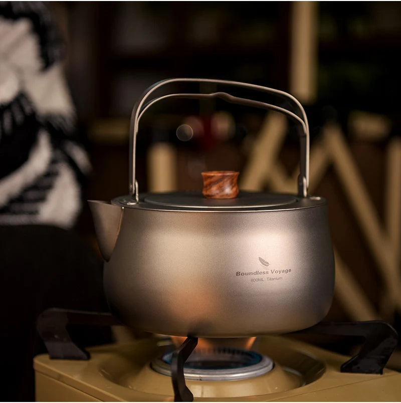 800ml Titanium Stovetop Kettle with Filter