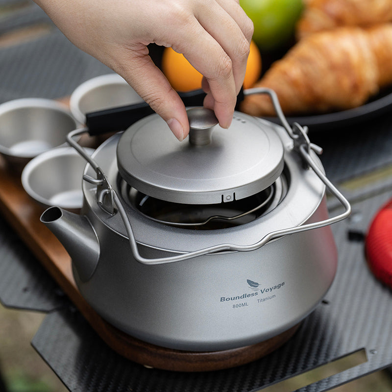 I Cooked Tea in the Boundless Voyage Titanium Kettle for Three Months — Here’s What the “Double Filtration” Really Solves