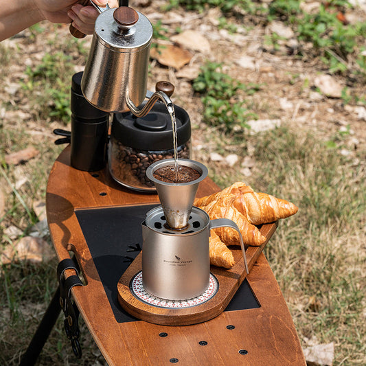 The End of Compromised Camp Coffee: Boundless Voyage Titanium Pour-Over Set