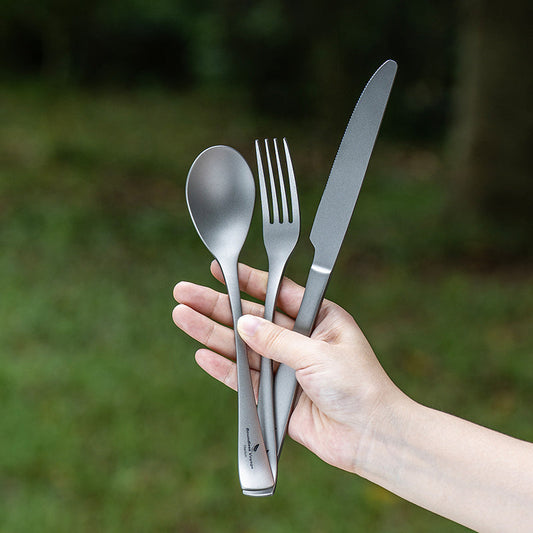 The Perfect Trail Tableware: Boundless Voyage Titanium Cutlery Set