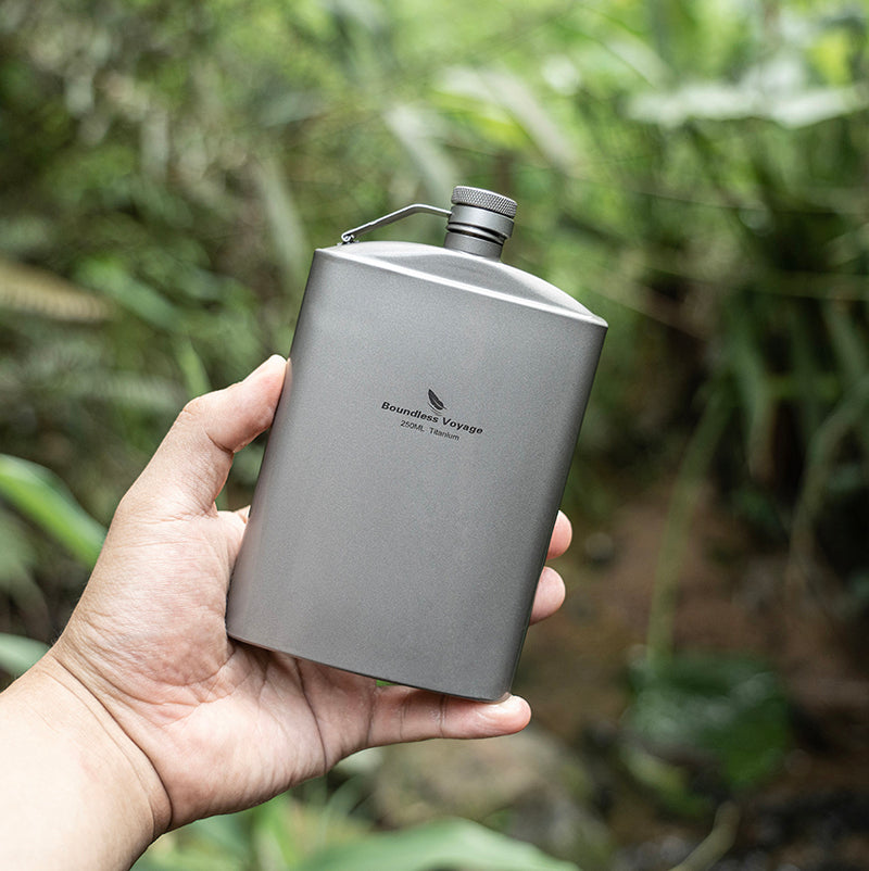 Boundless Voyage 250ml Titanium Wine Cup: Sip in Pure Taste, Anywhere
