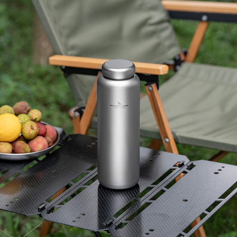 Best Titanium Water Bottle for Camping: Why Boundless Voyage Should Be Your First Choice