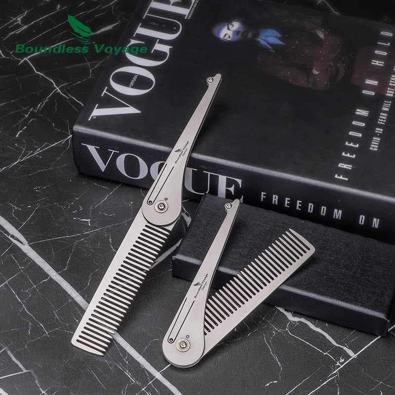 The Grooming Essential That Earns Its Pocket Space: Boundless Voyage Foldable Titanium Comb