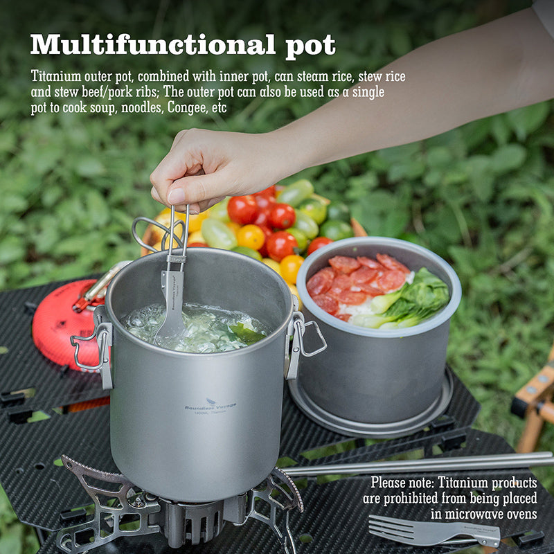 The Camp Cook Set That Steams, Boils, and Stews — All in One Stack