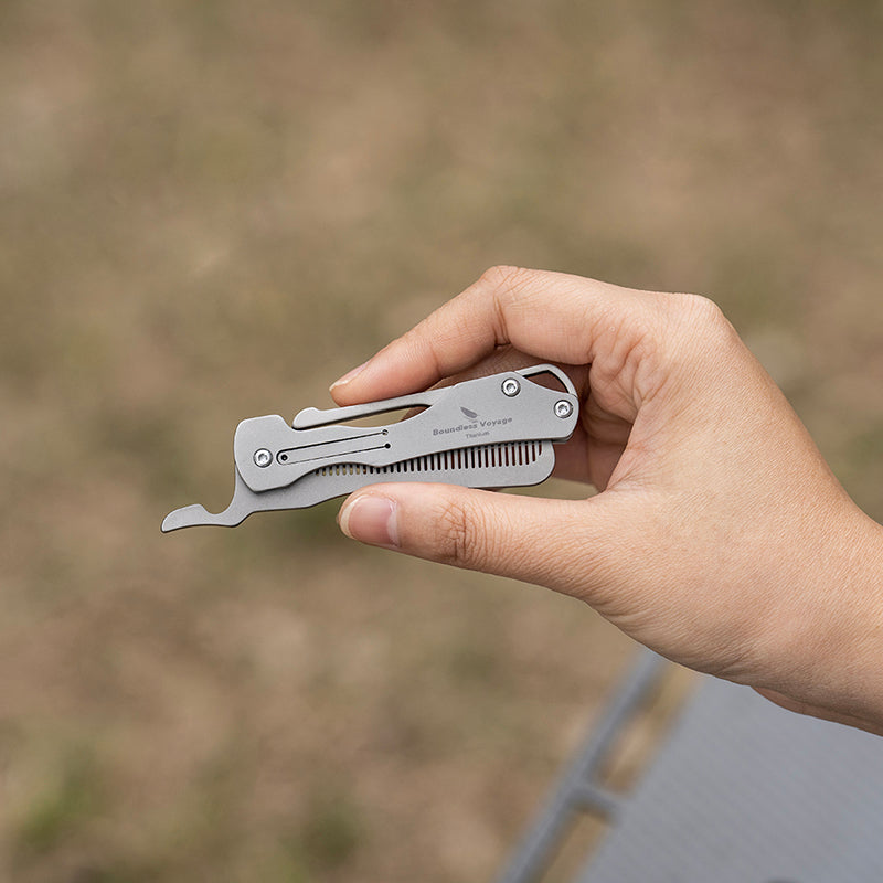 The Comb That Earns Its Place: Boundless Voyage Titanium Self-Defense Comb