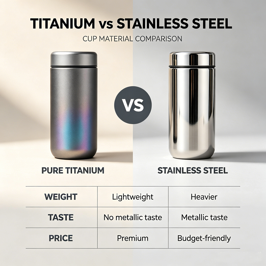 Titanium Cup vs Stainless Steel: Which One Should You Take Camping?