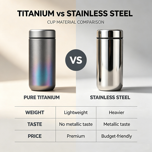 Titanium Cup vs Stainless Steel: Which One Should You Take Camping?
