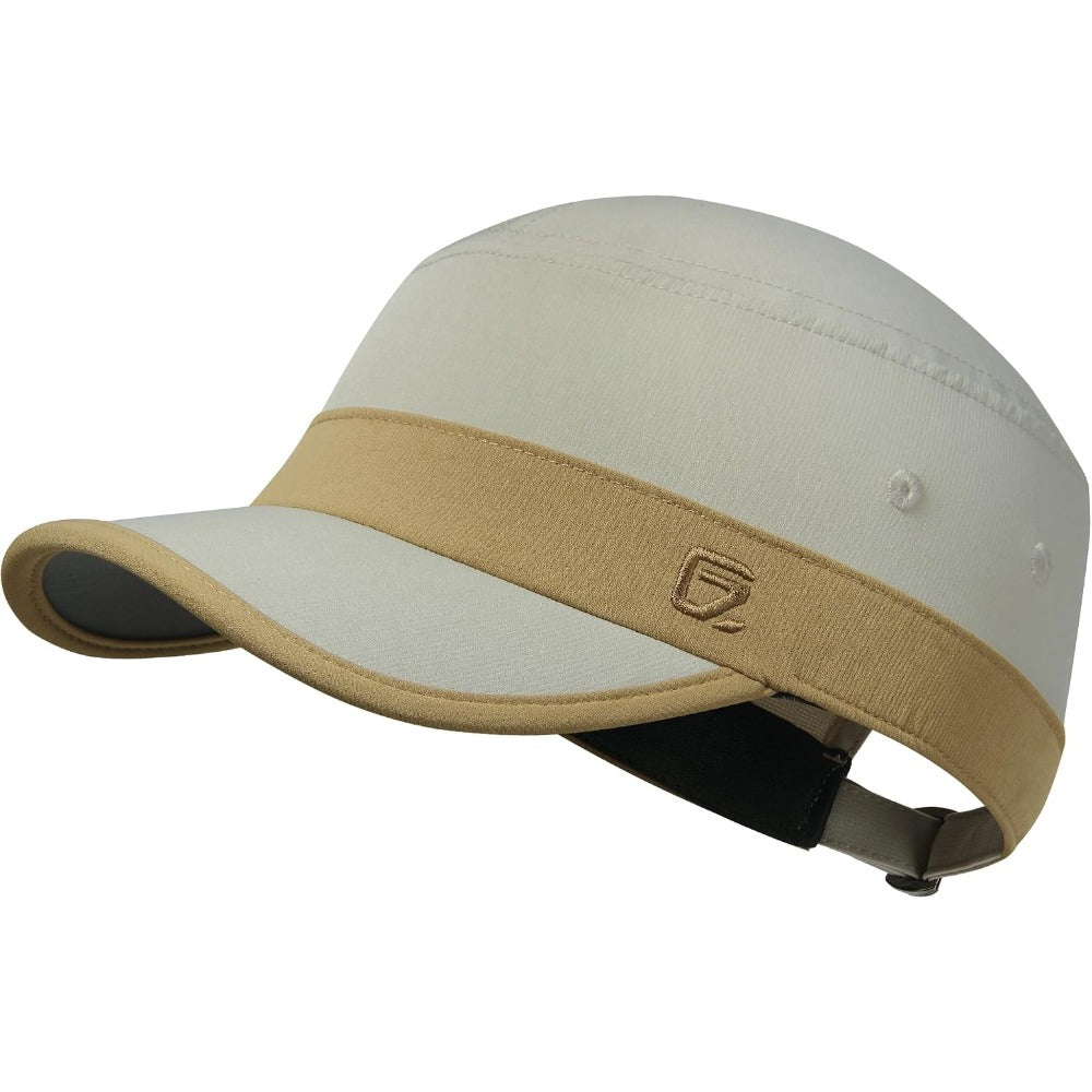GADIEMKENSD UPF 50+ 4-Way Stretch Cap – Breathable, Quick-Dry, 2.17" Brim for Running & Golf