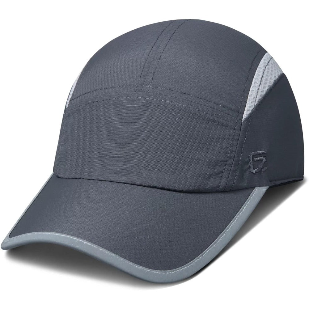 GADIEMKENSD UPF 50+ Reflective Outdoor Cap – Breathable, Quick-Dry, Adjustable for Men & Women
