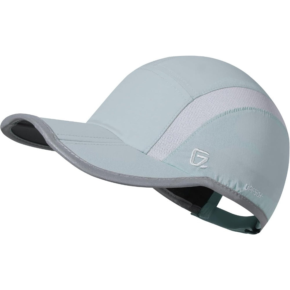 GADIEMKENSD Reflective Folding Outdoor Hat Unstructured Design UPF 50+ Sun Protection Sport Hats for Womens and Mens