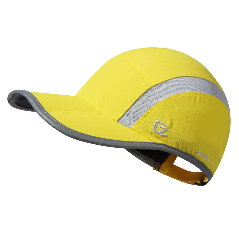 GADIEMKENSD Reflective Folding Outdoor Hat Unstructured Design UPF 50+ Sun Protection Sport Hats for Womens and Mens