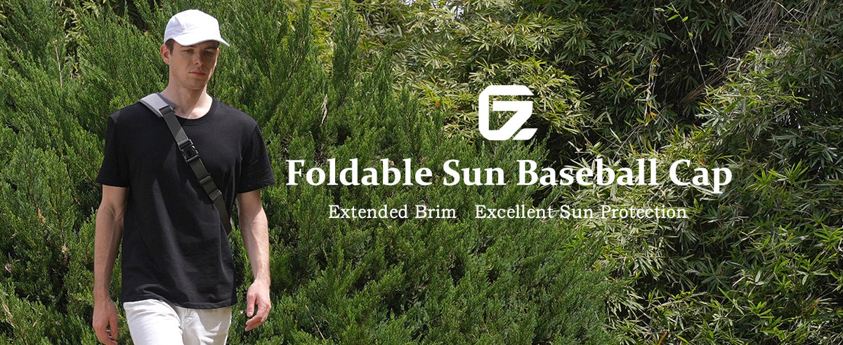 GADIEMKENSD Mens Folding Outdoor Hat Long Brim UPF 50+ Sun Protection