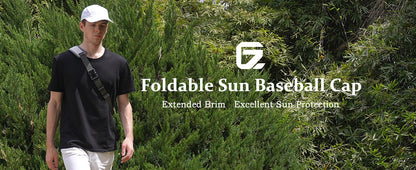 GADIEMKENSD Mens Folding Outdoor Hat Long Brim UPF 50+ Sun Protection