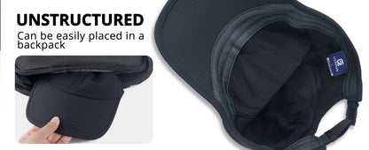 GADIEMKENSD UPF 50+ Lightweight Outdoor Cap – Breathable, Quick-Dry, Adjustable for Men & Women M18