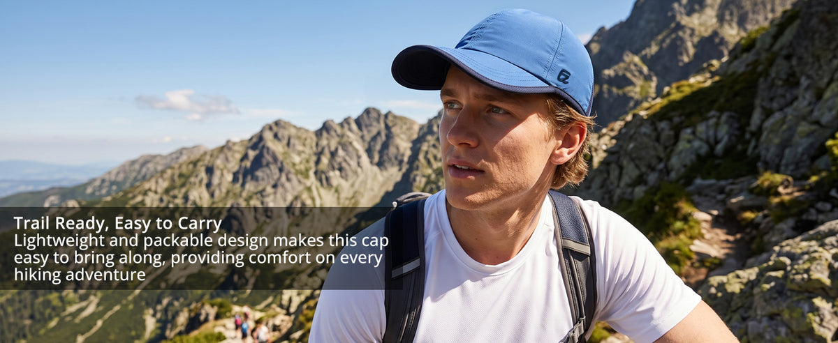 GADIEMKENSD UPF 50+ Lightweight Outdoor Cap – Breathable, Quick-Dry, Adjustable for Men & Women M18