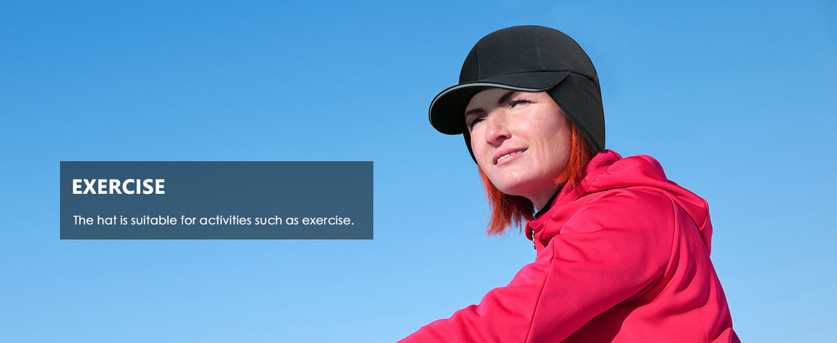 GADIEMKENSD Women's Winter Running Hat – Reflective Ponytail, Fleece Lined for Cold Weather
