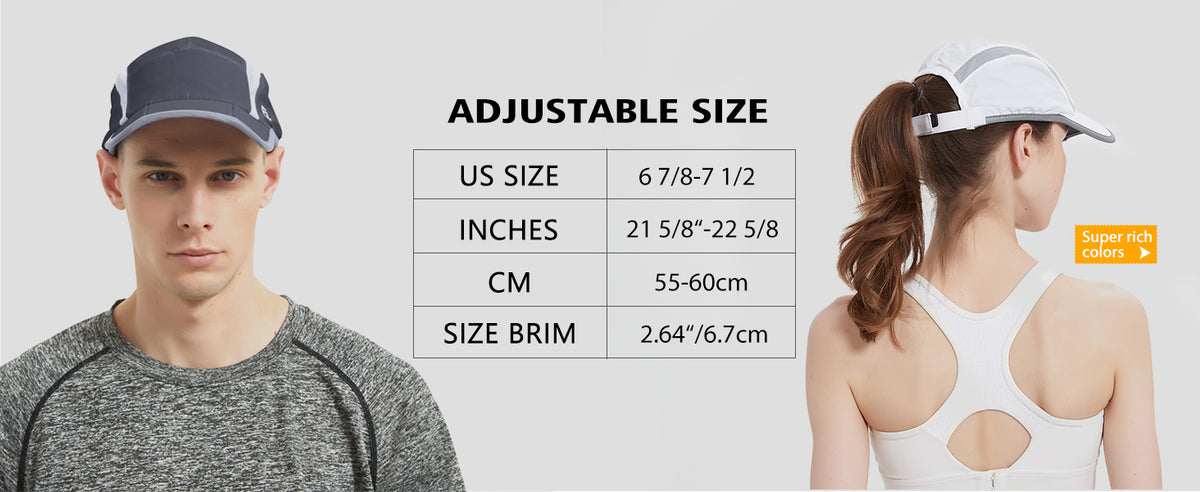 GADIEMKENSD Reflective Folding Outdoor Hat Unstructured Design UPF 50+ Sun Protection Sport Hats for Womens and Mens