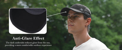 GADIEMKENSD UPF 50+ Adjustable Outdoor Hat – Stretch Fit, Quick-Dry for Hiking & Running