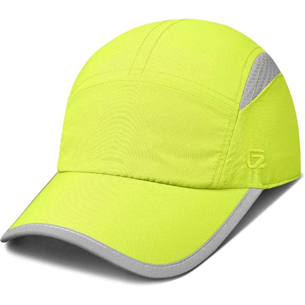 GADIEMKENSD UPF 50+ Reflective Outdoor Cap – Breathable, Quick-Dry, Adjustable for Men & Women