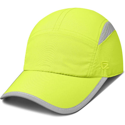 GADIEMKENSD UPF 50+ Reflective Outdoor Cap – Breathable, Quick-Dry, Adjustable for Men & Women