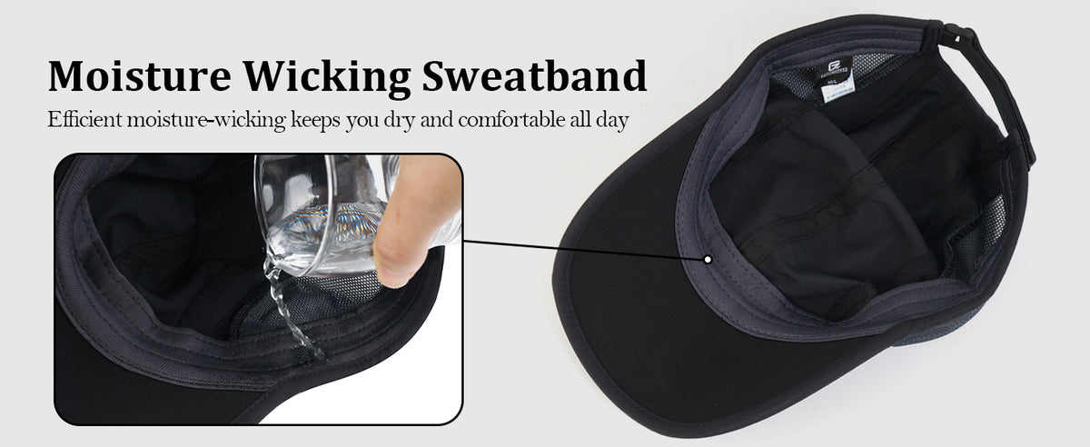 GADIEMKENSD UPF 50+ Adjustable Outdoor Hat – Stretch Fit, Quick-Dry for Hiking & Running