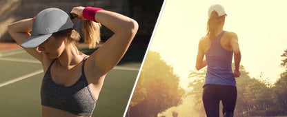 GADIEMKENSD Women's Race Day Running Cap Performance Mesh Hat - Excellent Ventilation, Lightweight, Reflective Safety