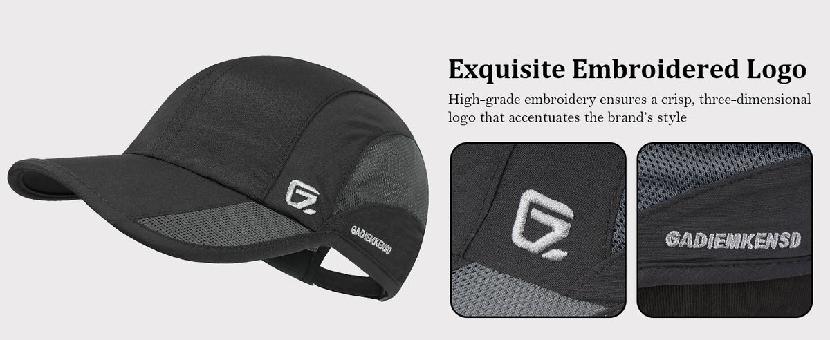 GADIEMKENSD UPF 50+ Adjustable Outdoor Hat – Stretch Fit, Quick-Dry for Hiking & Running