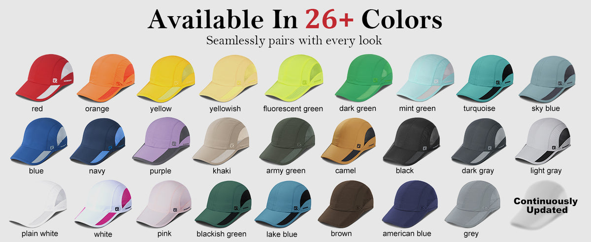 GADIEMKENSD UPF 50+ Adjustable Outdoor Hat – Stretch Fit, Quick-Dry for Hiking & Running