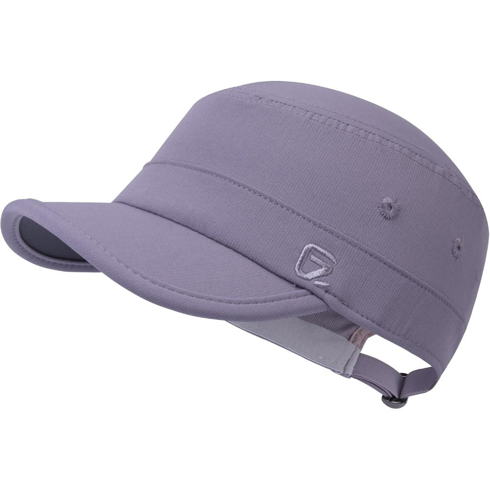 GADIEMKENSD UPF 50+ 4-Way Stretch Cap – Breathable, Quick-Dry, 2.17" Brim for Running & Golf
