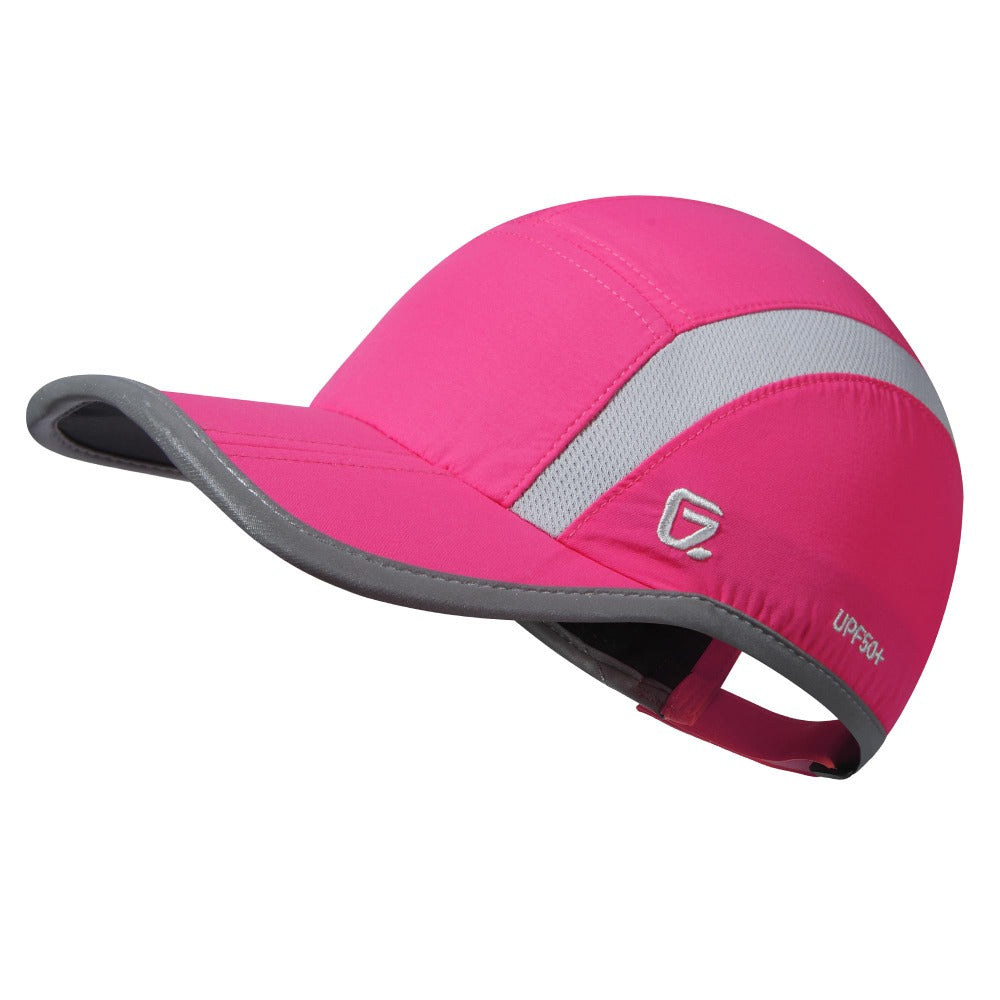 GADIEMKENSD Reflective Folding Outdoor Hat Unstructured Design UPF 50+ Sun Protection Sport Hats for Womens and Mens