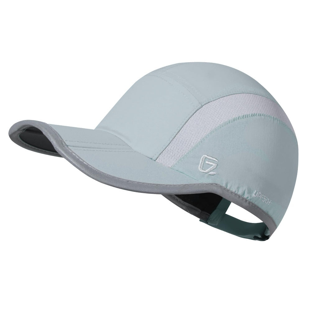 GADIEMKENSD Reflective Folding Outdoor Hat Unstructured Design UPF 50+ Sun Protection Sport Hats for Womens and Mens