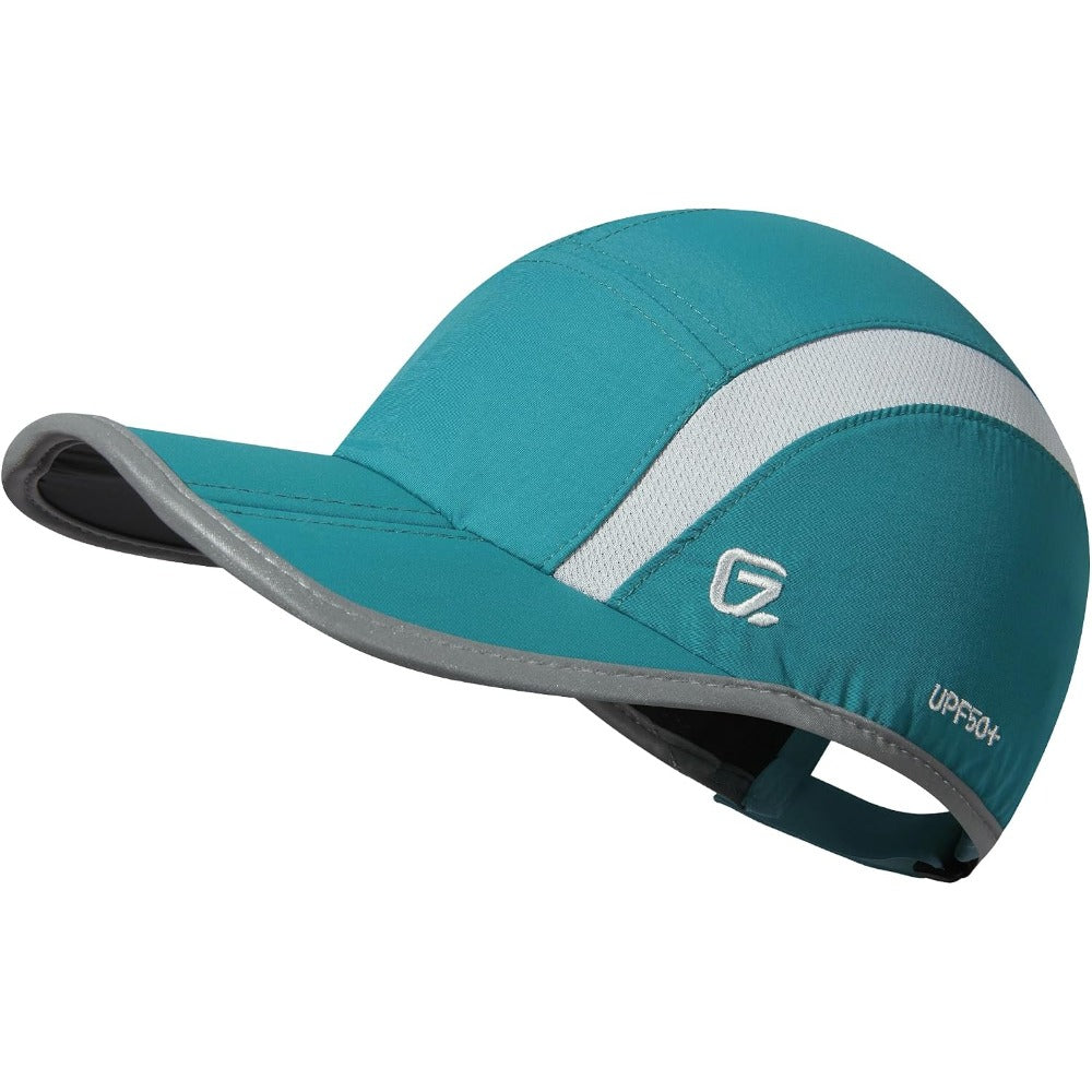 GADIEMKENSD Reflective Folding Outdoor Hat Unstructured Design UPF 50+ Sun Protection Sport Hats for Womens and Mens