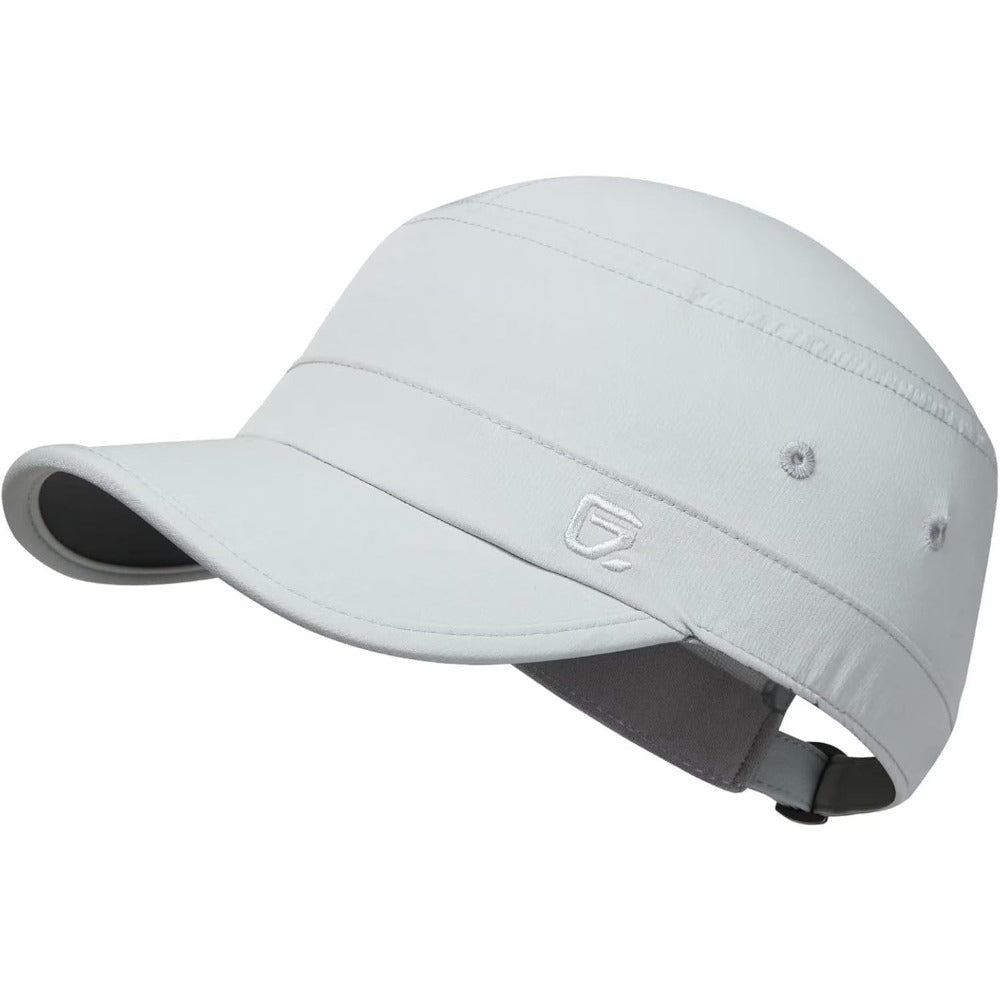 GADIEMKENSD UPF 50+ 4-Way Stretch Cap – Breathable, Quick-Dry, 2.17" Brim for Running & Golf