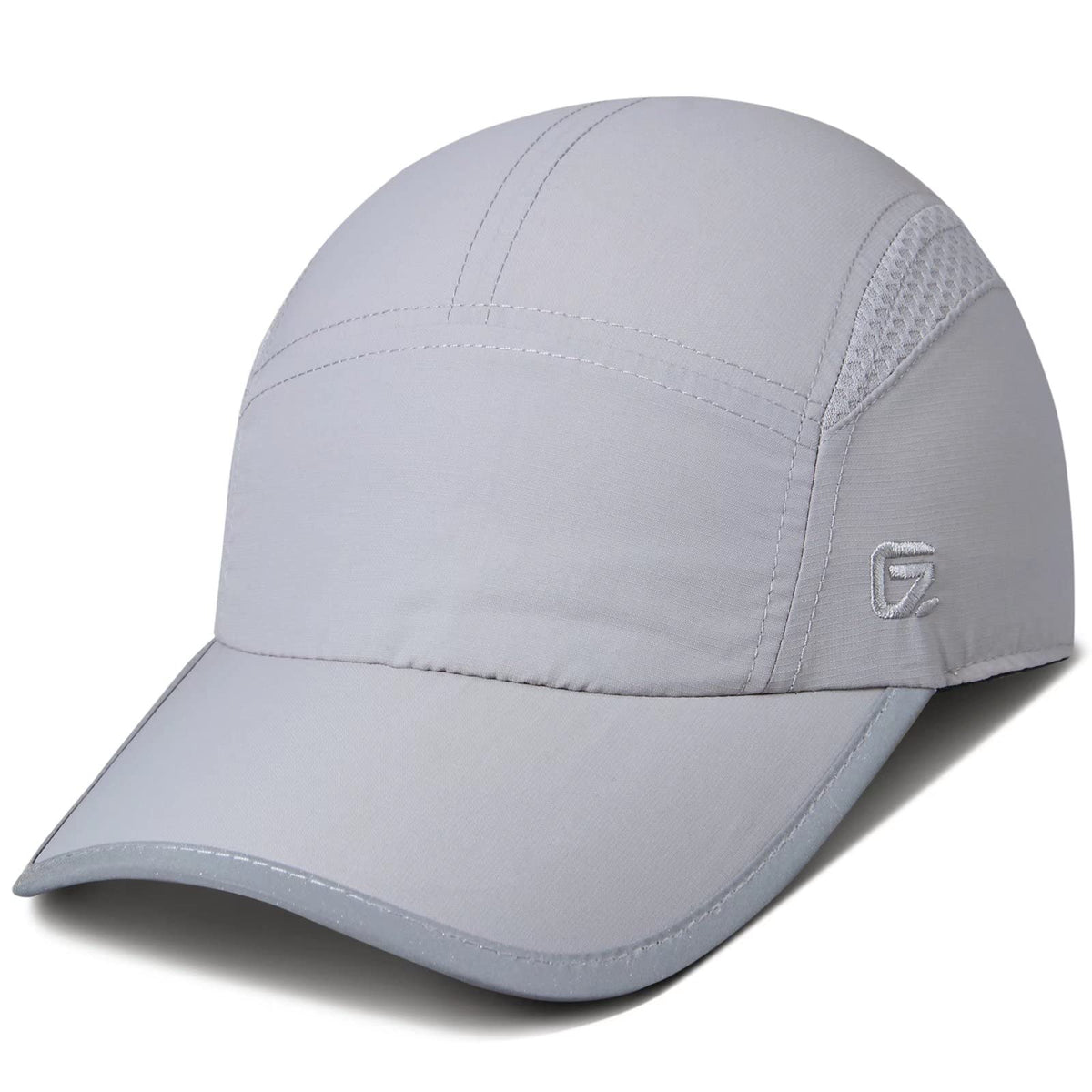 GADIEMKENSD UPF 50+ Reflective Outdoor Cap – Breathable, Quick-Dry, Adjustable for Men & Women