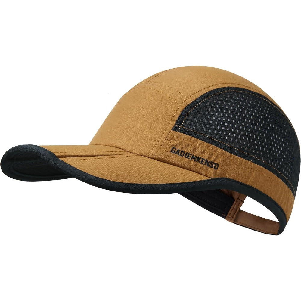 GADIEMKENSD Mens Folding Outdoor Hat Long Brim UPF 50+ Sun Protection