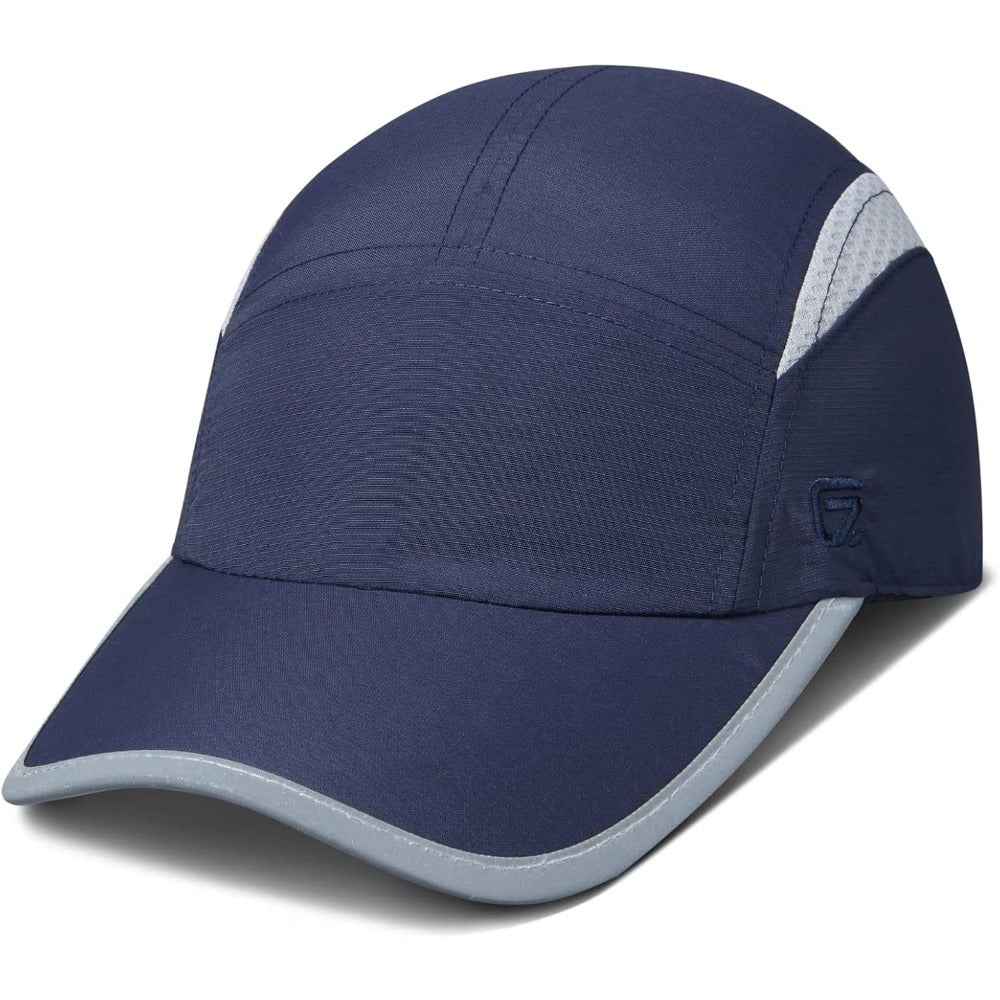 GADIEMKENSD UPF 50+ Reflective Outdoor Cap – Breathable, Quick-Dry, Adjustable for Men & Women