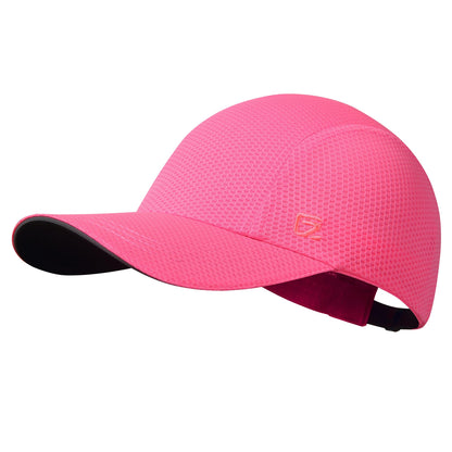 GADIEMKENSD Women's Race Day Running Cap Performance Mesh Hat - Excellent Ventilation, Lightweight, Reflective Safety