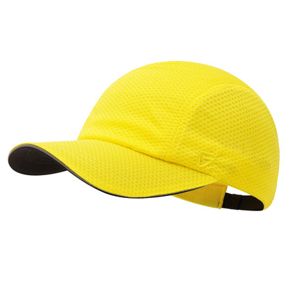 GADIEMKENSD Women's Race Day Running Cap Performance Mesh Hat - Excellent Ventilation, Lightweight, Reflective Safety