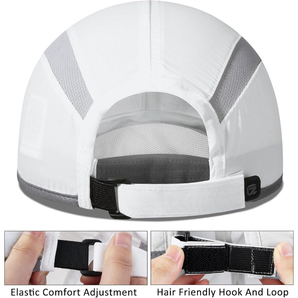 wearing-reflective-hat-for-low-light-running-safety