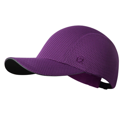 GADIEMKENSD Women's Race Day Running Cap Performance Mesh Hat - Excellent Ventilation, Lightweight, Reflective Safety