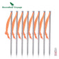 Titanium Pegs Camping Tent Stakes Heavy Duty Tent Nail Outdoor Picnic Tent Pin 4-8-12 pcs/lot
