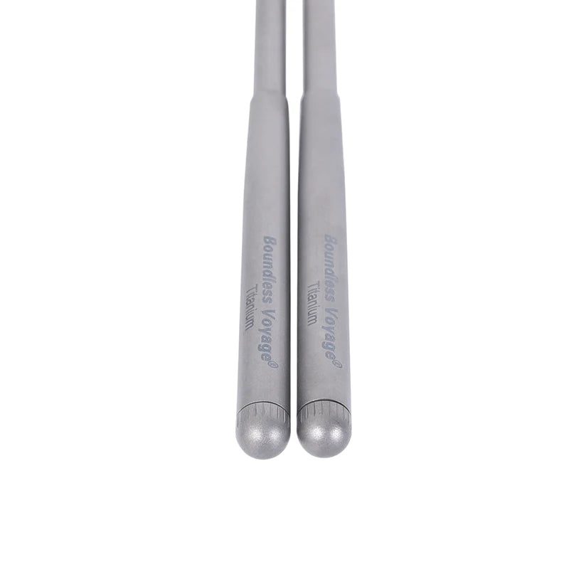Boundless Voyage Titanium Chopsticks Camping Telescopic Chopsticks Portable Folding Tableware Outdoor Travel Picnic Food Cutlery